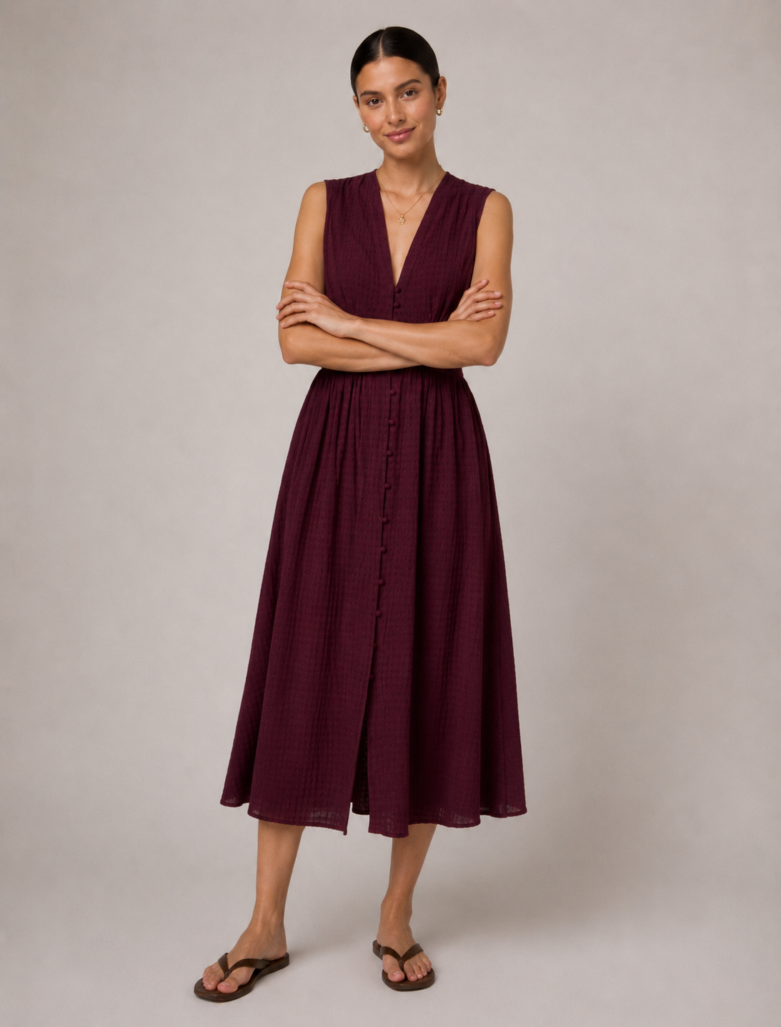 Modern Panelled Waist Dress