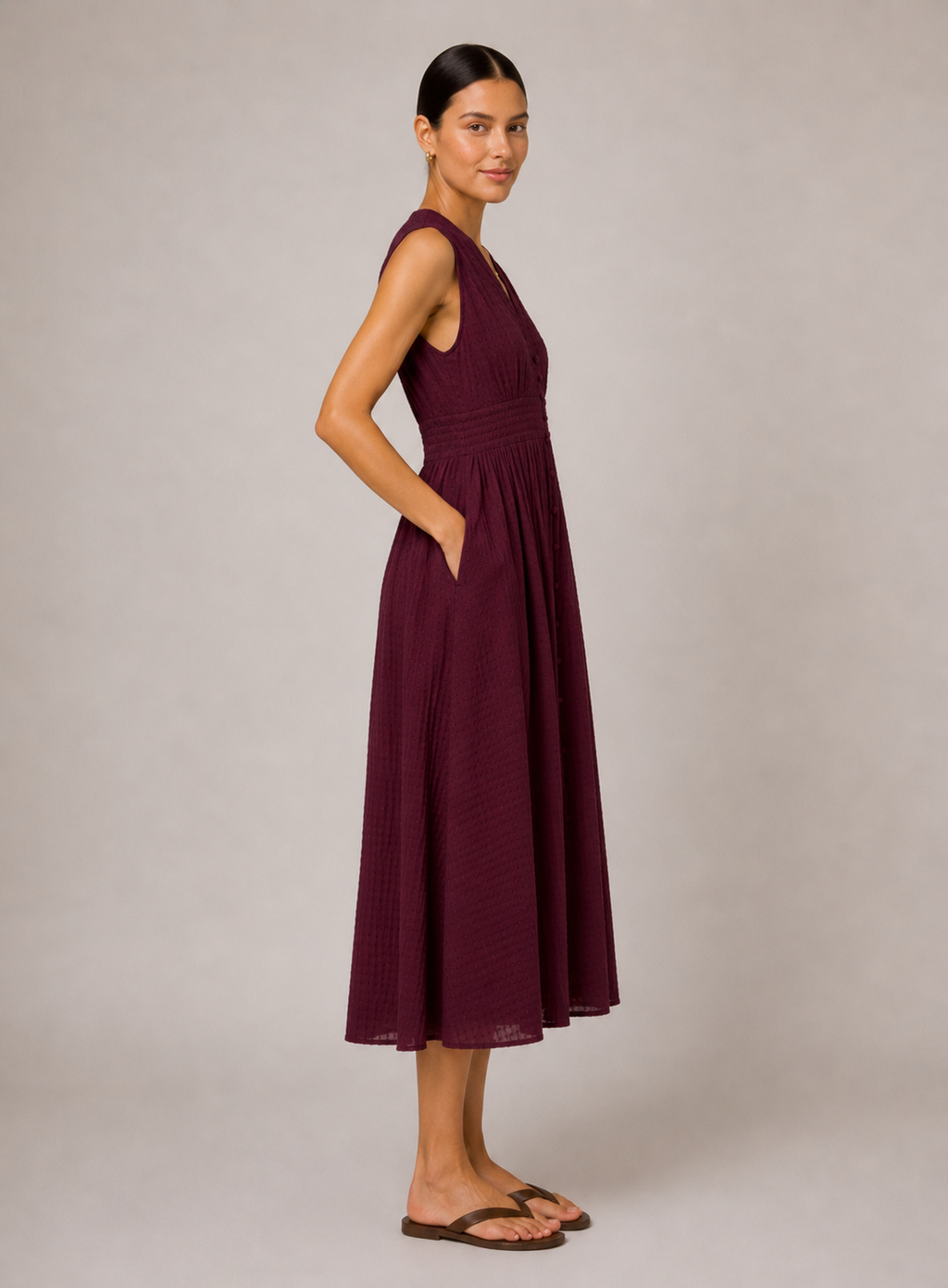 Modern Panelled Waist Dress