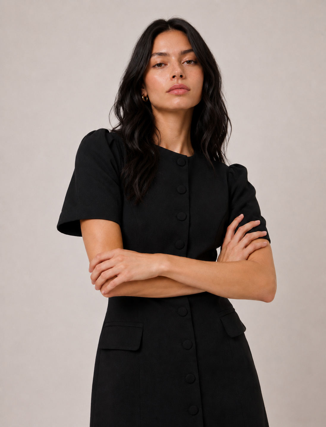 Chic Short Sleeve Dress