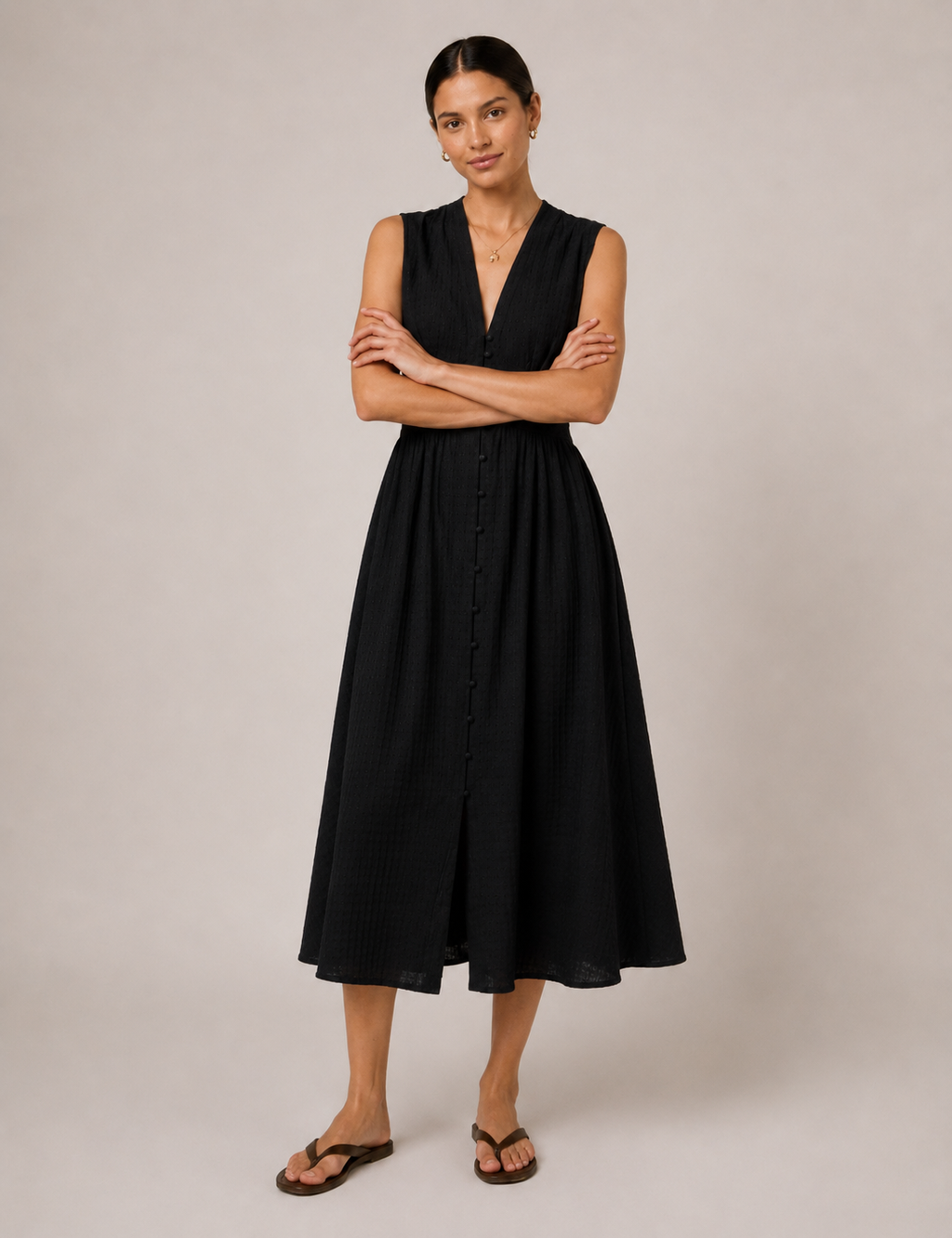 Modern Panelled Waist Dress