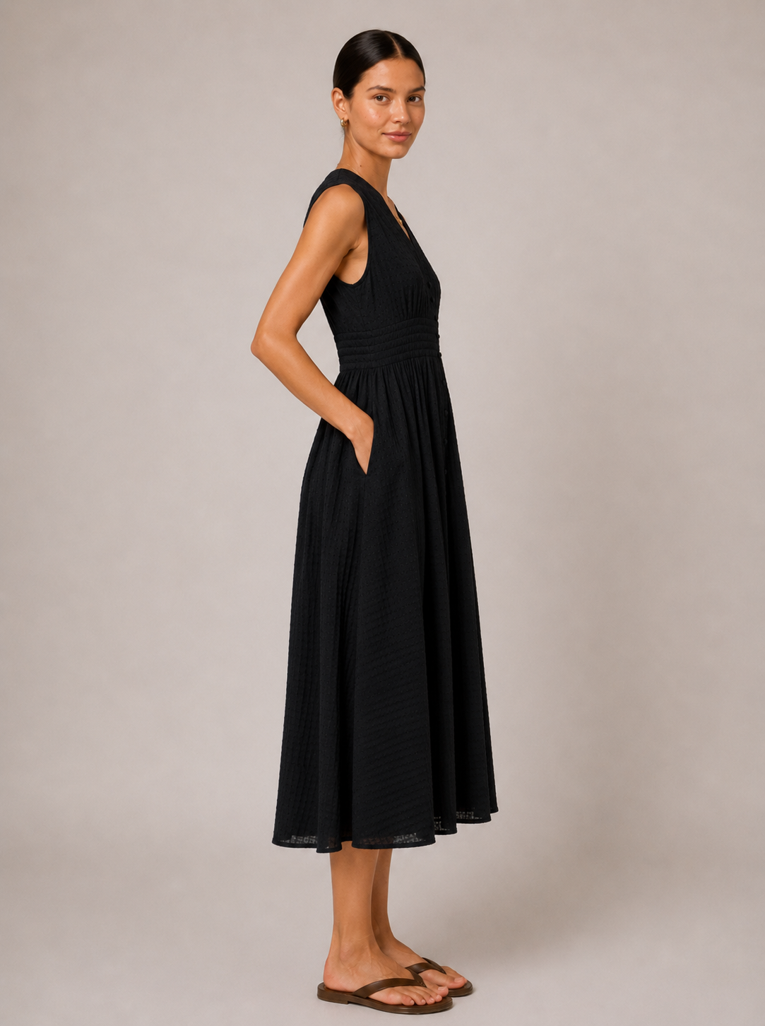 Modern Panelled Waist Dress