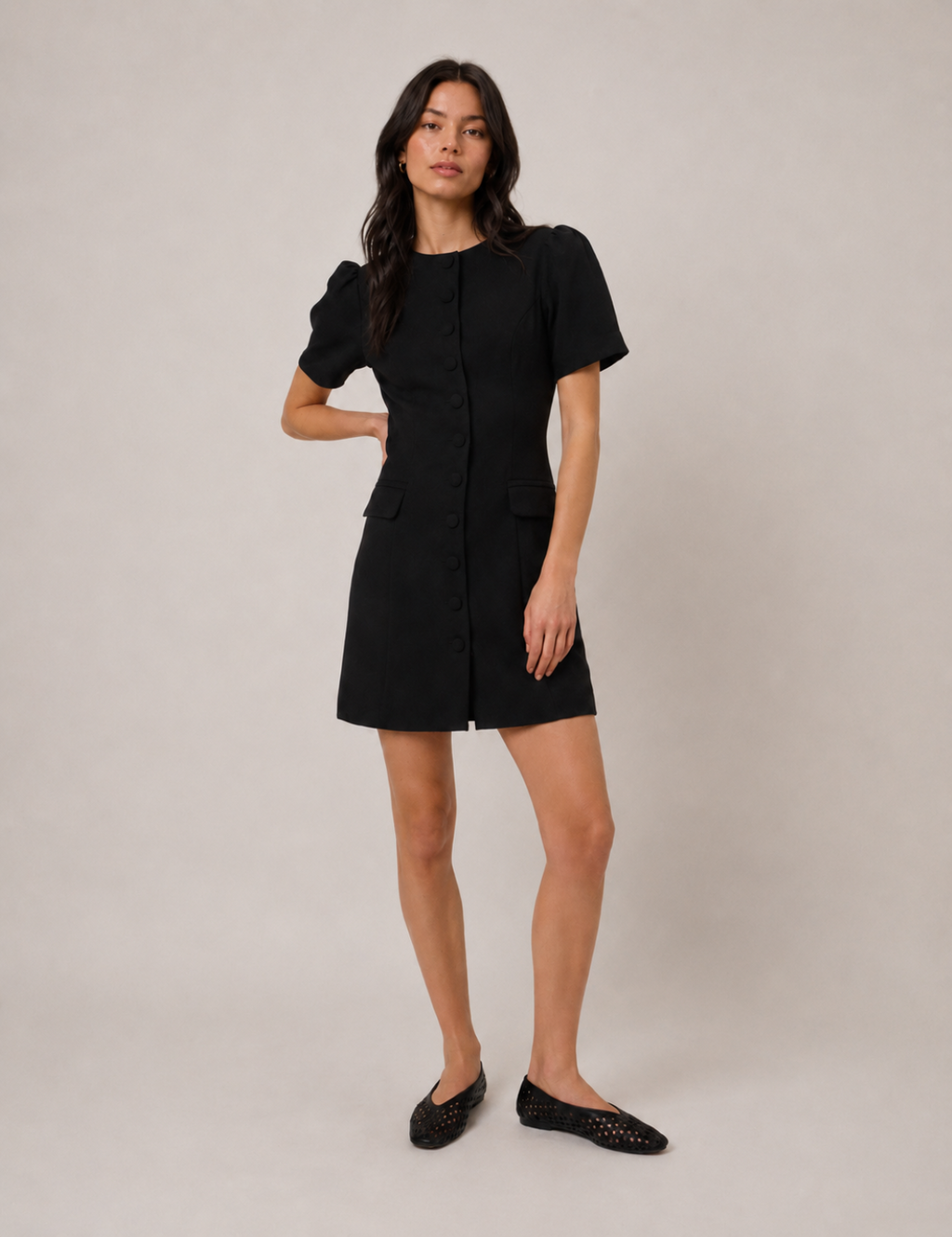 Chic Short Sleeve Dress